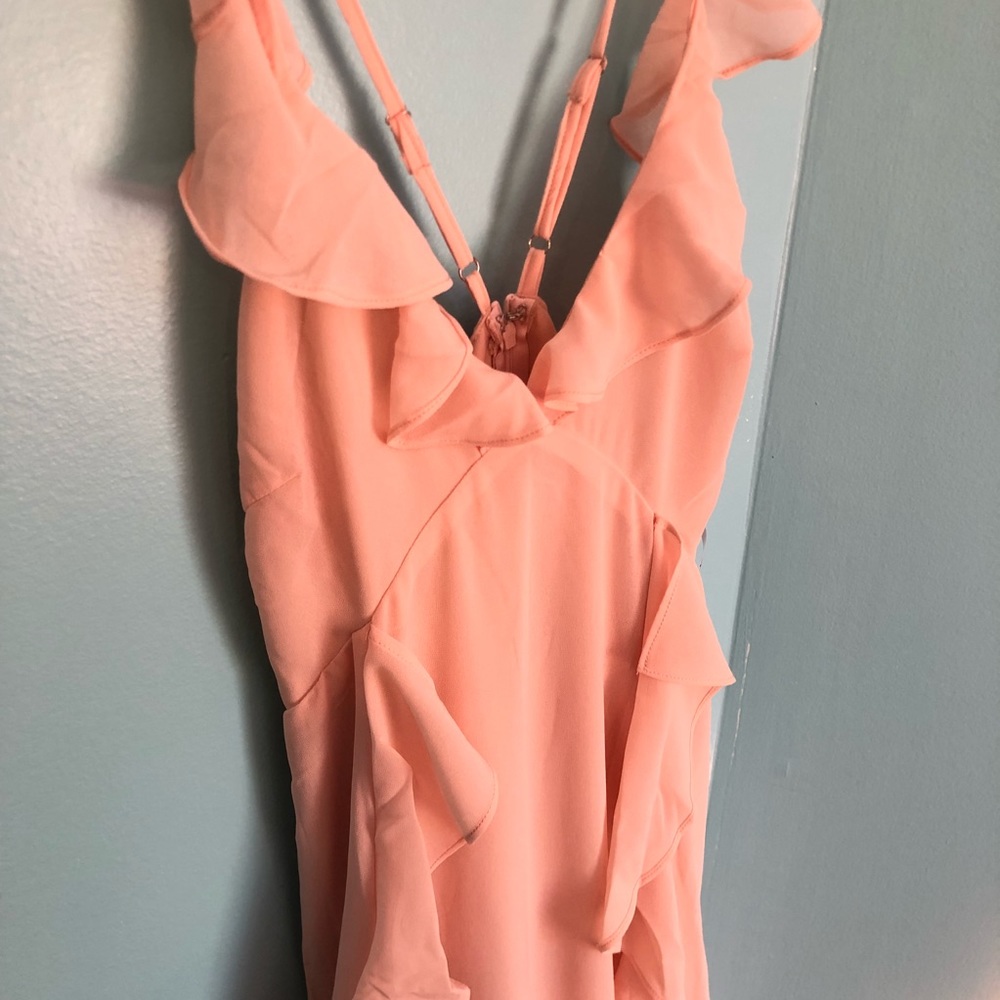 NWT Lulus Ruffled Maxi Dress - Picture 4 of 8
